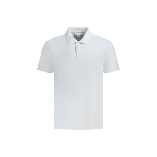 Calvin Klein Men's Light Blue Cotton Polo Shirt - L - Main Image