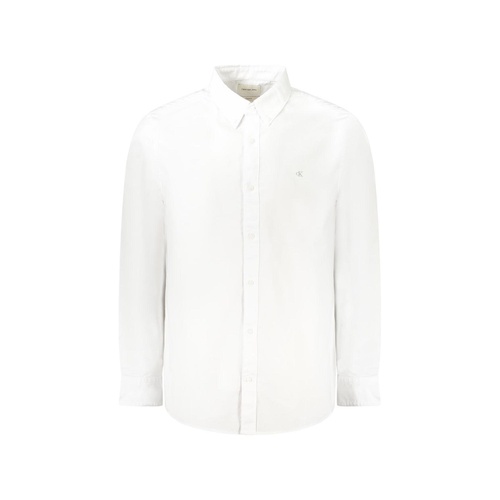 Calvin Klein Men's White Cotton  Shirt - L - Main Image