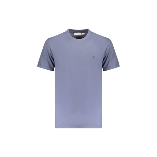 Calvin Klein Men's Blue Cotton  T-Shirt - XL - Main Image
