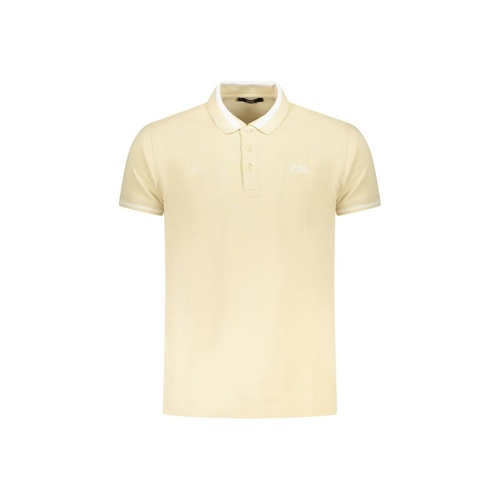 Cavalli Class Men's Beige Cotton Polo Shirt - M - Main Image