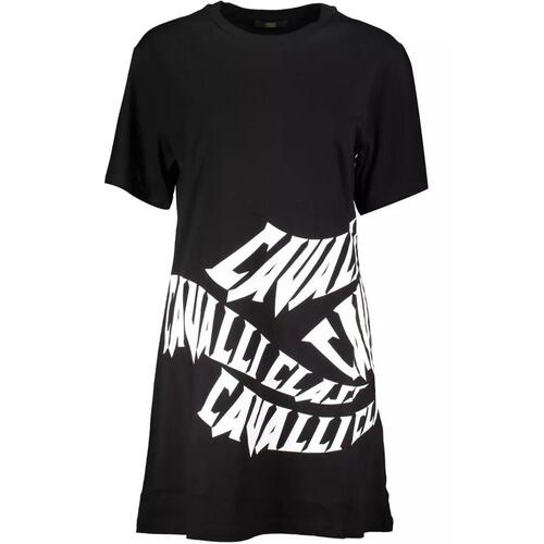 Cavalli Class Women's Black Cotton Dress - XS - Main Image