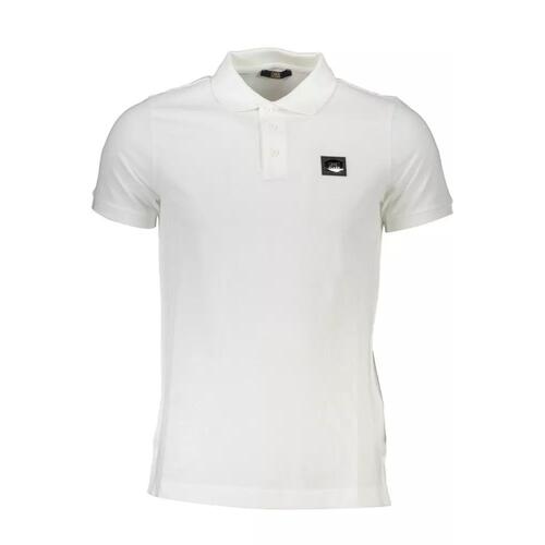 Cavalli Class Men's White Cotton Polo Shirt - M - Main Image