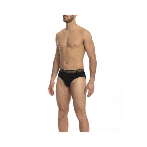 Cavalli Class Men's Black Cotton Underwear - S - Main Image