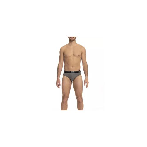 Cavalli Class Men's Gray Cotton Underwear - M - Main Image