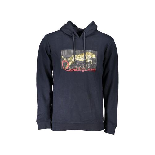 Cavalli Class Men's Blue Cotton Sweater - XL - Main Image