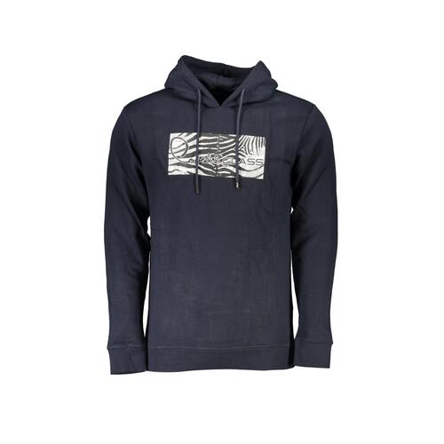 Cavalli Class Men's Blue Cotton Sweater - S - Main Image