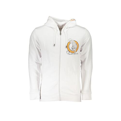 Cavalli Class Men's White Cotton Sweater - L - Main Image