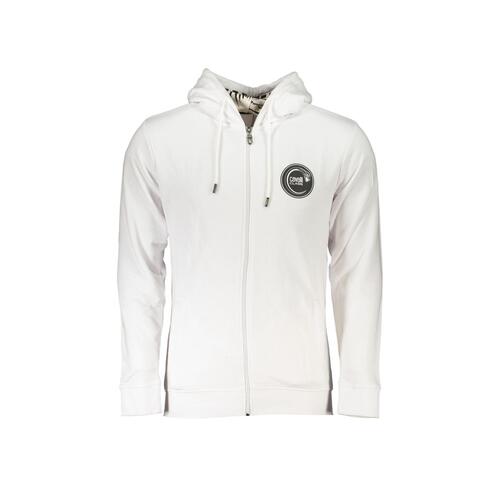 Cavalli Class Men's White Cotton Sweater - L - Main Image
