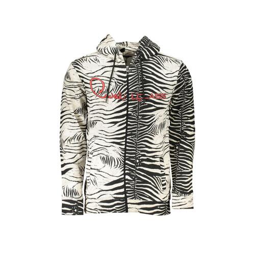 Cavalli Class Men's White Cotton Sweater - XL - Main Image