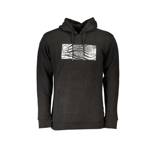 Cavalli Class Men's Black Cotton Sweater - S - Main Image