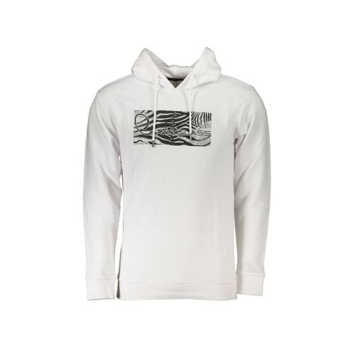 Cavalli Class Men's White Cotton Sweater - 3XL - Main Image