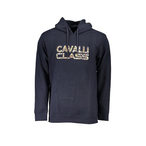 Cavalli Class Men's Blue Cotton Sweater - XL - Main Image