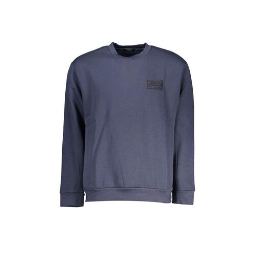 Cavalli Class Men's Blue Cotton Sweater - L - Main Image