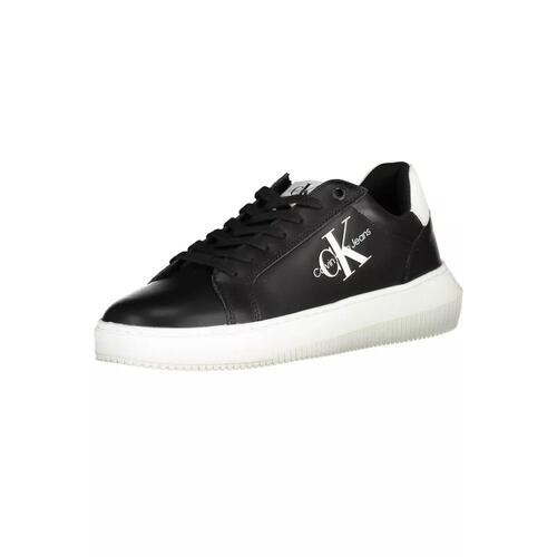 Calvin Klein Men's Black Polyester Sneaker - 43 EU - Main Image