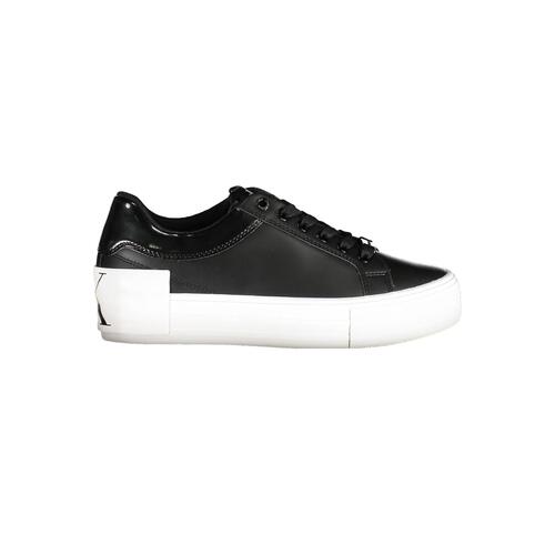 Calvin Klein Women's Black Polyester Sneaker - 38 EU - Main Image
