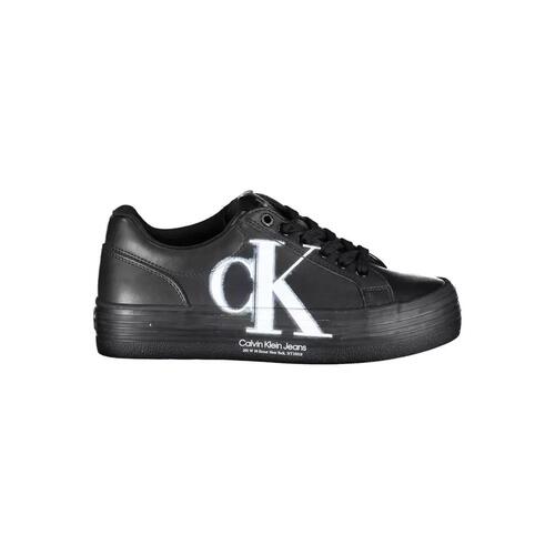 Calvin Klein Women's Black Polyester Sneaker - 41 EU - Main Image