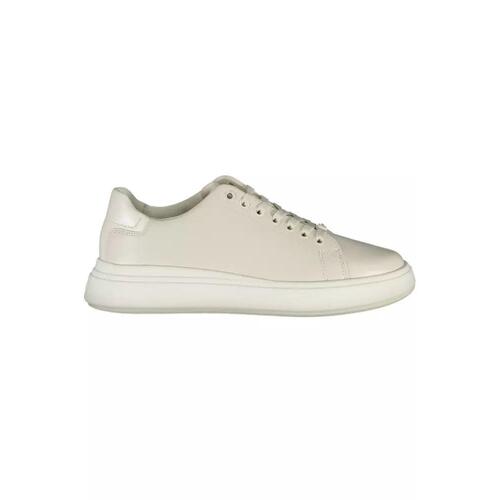 Calvin Klein Women's Beige Polyester Sneaker - 38 EU - Main Image