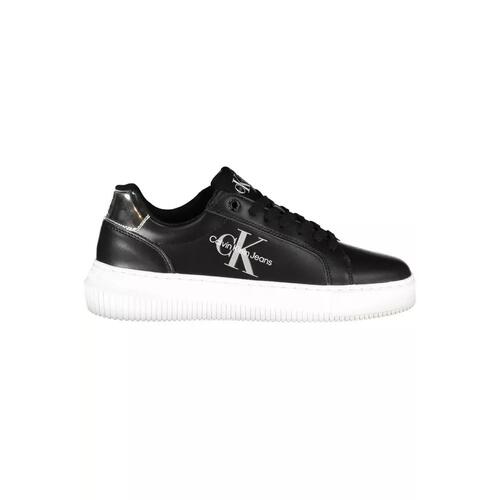 Calvin Klein Women's Black Polyester Sneaker - 39 EU - Main Image
