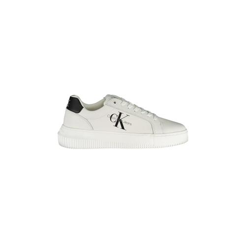Calvin Klein Women's White Polyester Sneaker - 41 EU - Main Image