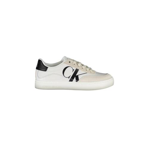Calvin Klein Women's White Polyester Sneaker - 38 EU - Main Image