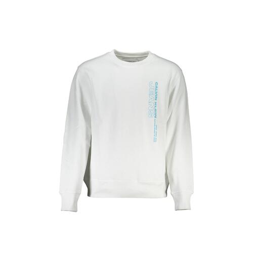 Calvin Klein Men's White Cotton Sweater - 2XL - Main Image
