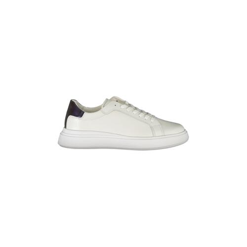 Calvin Klein Men's White Polyester Sneaker - 44 EU - Main Image