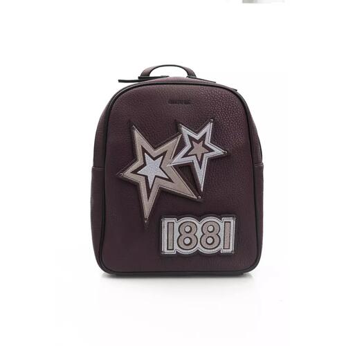 Zip Closure Backpack with Multiple Compartments and Logo One Size Women - Main Image