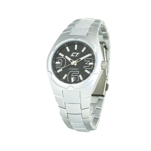 Chronotech Men's Silver Steel Watch - One Size - Main Image