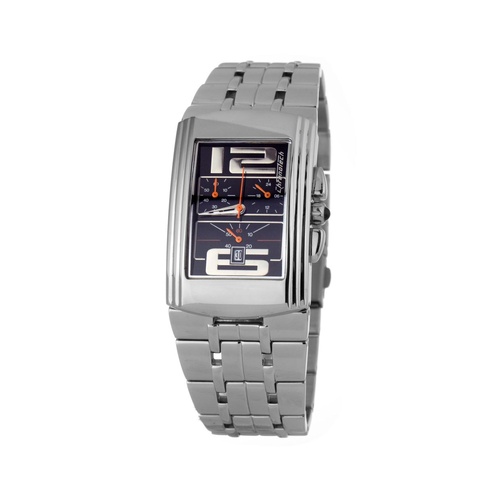 Chronotech Men's Silver Steel Watch - One Size - Main Image