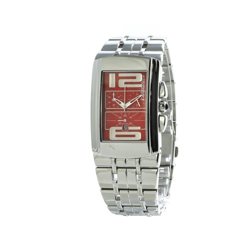 Chronotech Unisex's Silver Steel Watch - One Size - Main Image