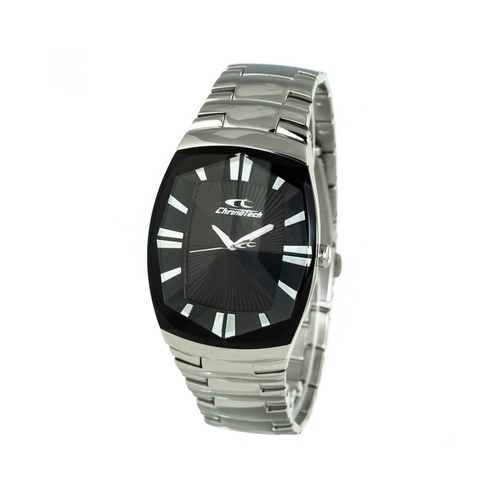 Chronotech Men's Silver Steel Watch - One Size - Main Image
