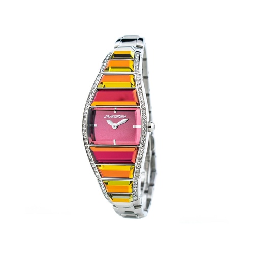 Chronotech Women's Silver Steel Watch - One Size - Main Image