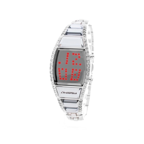 Chronotech Women's Silver Steel Watch - One Size - Main Image