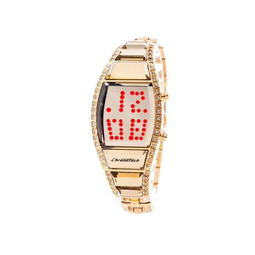 Chronotech Women's Gold Steel Watch - One Size - Main Image