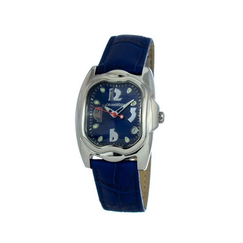 Chronotech Women's Blue Leather Watch - One Size - Main Image