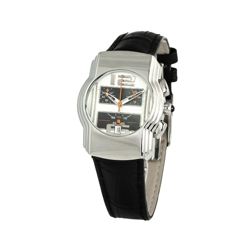 Chronotech Women's Black Leather Watch - One Size - Main Image