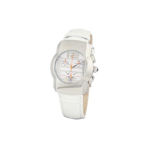 Chronotech Women's White Leather Watch - One Size - Main Image