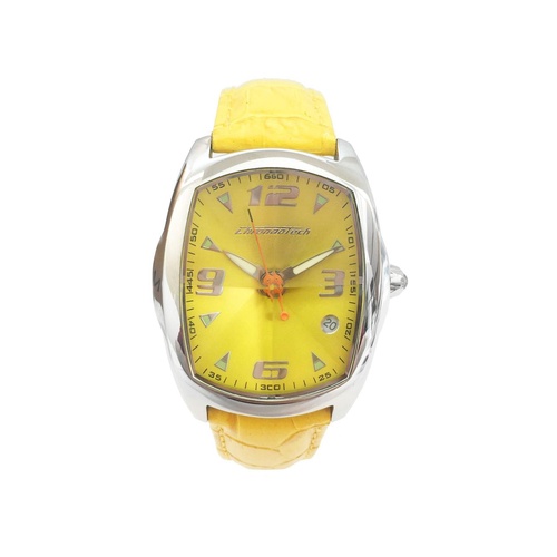Chronotech Women's Yellow Leather Watch - One Size - Main Image