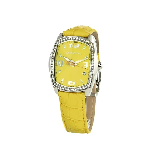 Chronotech Women's Yellow Leather Watch - One Size - Main Image