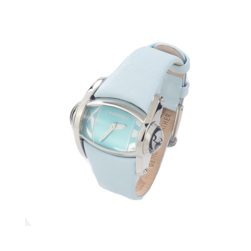 Chronotech Women's Blue Leather Watch - One Size - Main Image