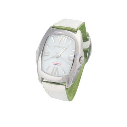 Chronotech Men's Green Leather Watch - One Size - Main Image