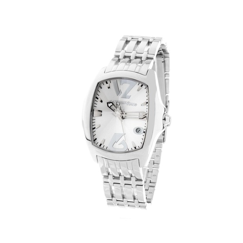 Chronotech Unisex's Silver Steel Watch - One Size - Main Image