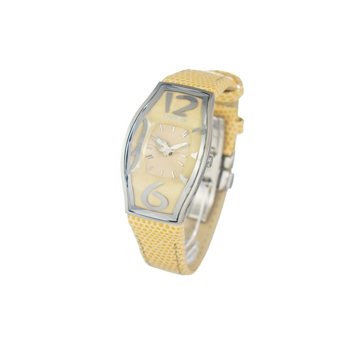 Chronotech Women's Yellow Leather Watch - One Size - Main Image