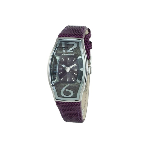 Chronotech Women's Purple Leather Watch - One Size - Main Image