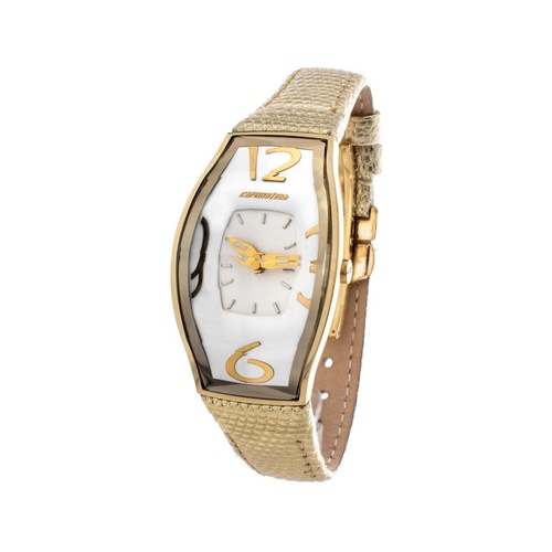 Chronotech Women's Gold Leather Watch - One Size - Main Image