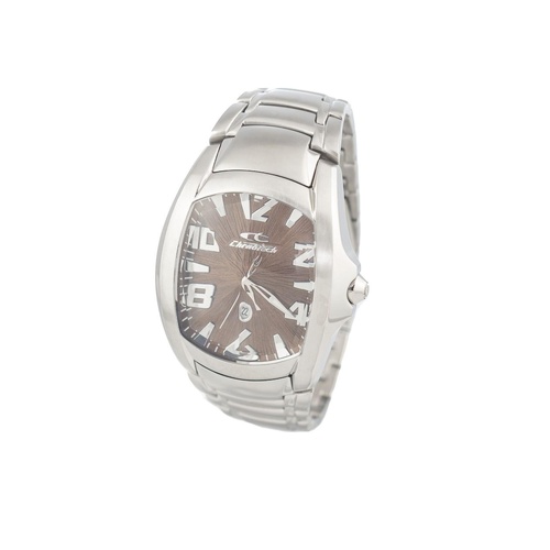 Chronotech Men's Silver Steel Watch - One Size - Main Image