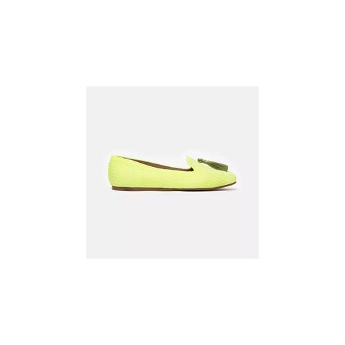 Silk Alba Loafers with Ovalina Detail and Single Cotton Tassel 38.5 EU Women - Main Image