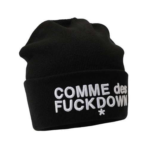 Comme Des Fuckdown Men's Black Acrylic Hats & Cap - One Size - Main Image