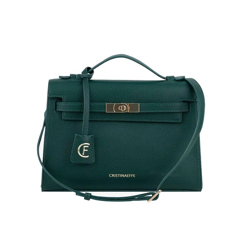 CRISTINAEFFE Women's Green Artificial Leather Crossbody Bag - One Size - Main Image