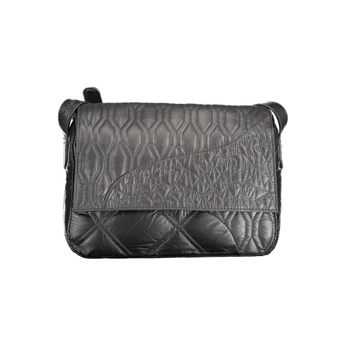 Desigual Women's Chic Contrast Detail Black Shoulder Bag - One Size - Main Image
